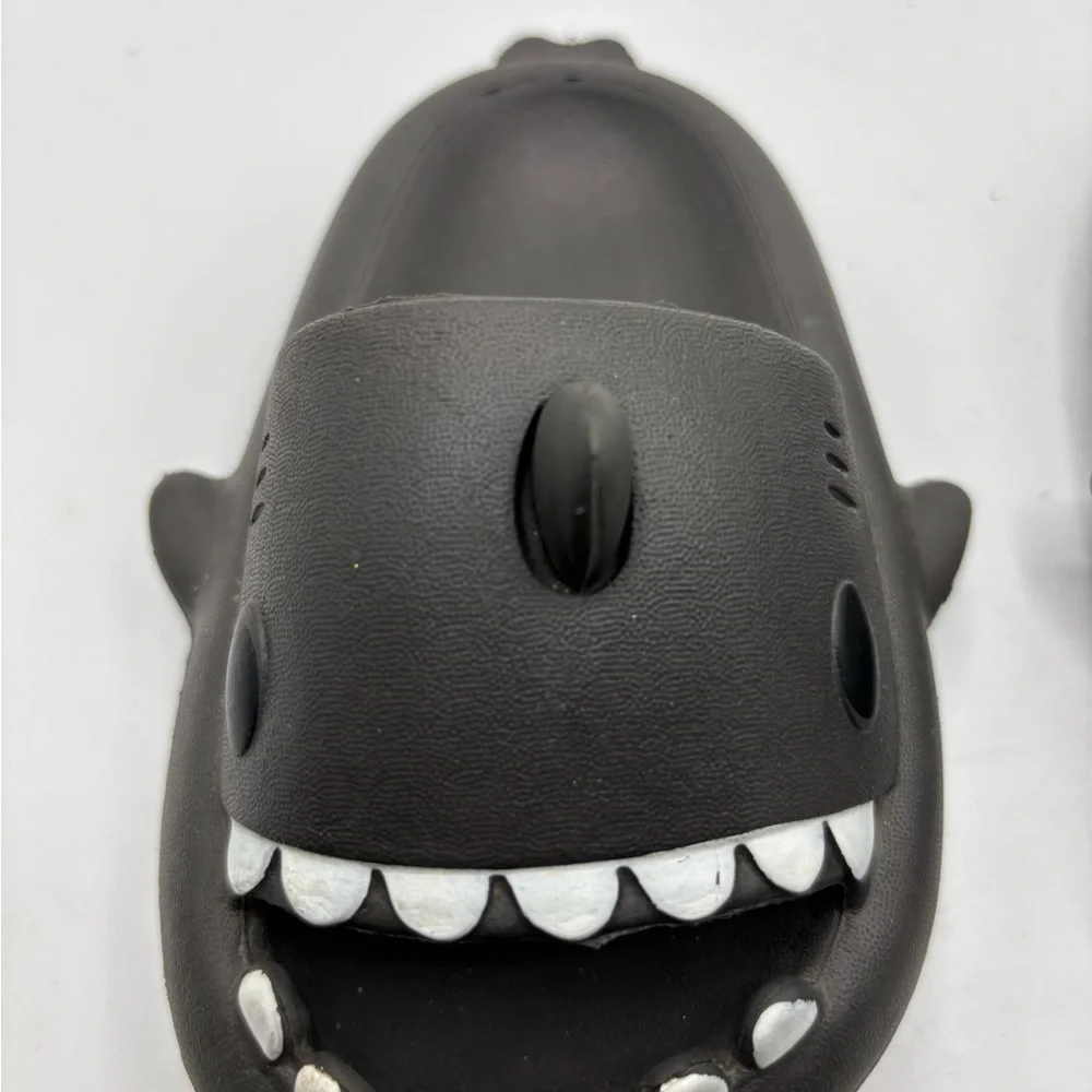 Kids Shark Slide Sandals Gray Size 150 (Approx. US Little Kid 8-9)